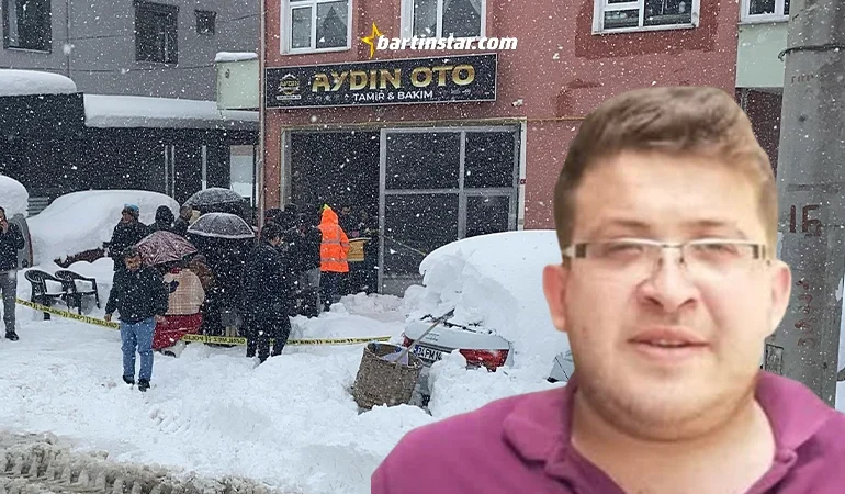 Bartın’daki oto tamirhanesinde görünmez ölüm!