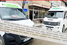 kumluca minibüslerine mobbing