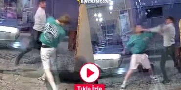 Bartın’daki kafede tekme tokat kavga