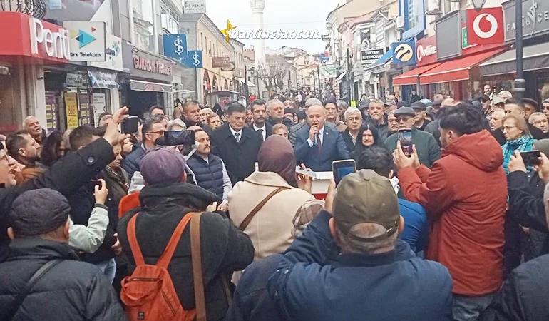 CHP Bartın teşkilatı, İmamoğlu’nun gözaltı kararını protesto etti