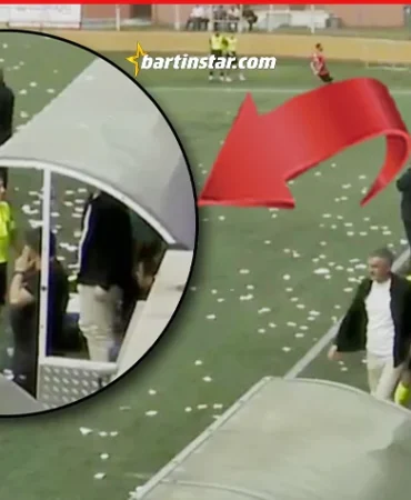 bartınspor başkanı neden sahaya girdi