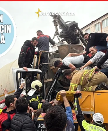 bartının göbeğinde zincirleme kaza