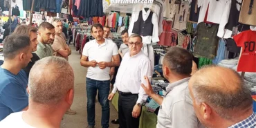 Pazar yerinde esnaf zabıta gerilimi!