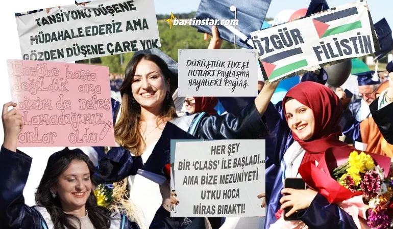 Bartın Üniversitesi’nin pankartları