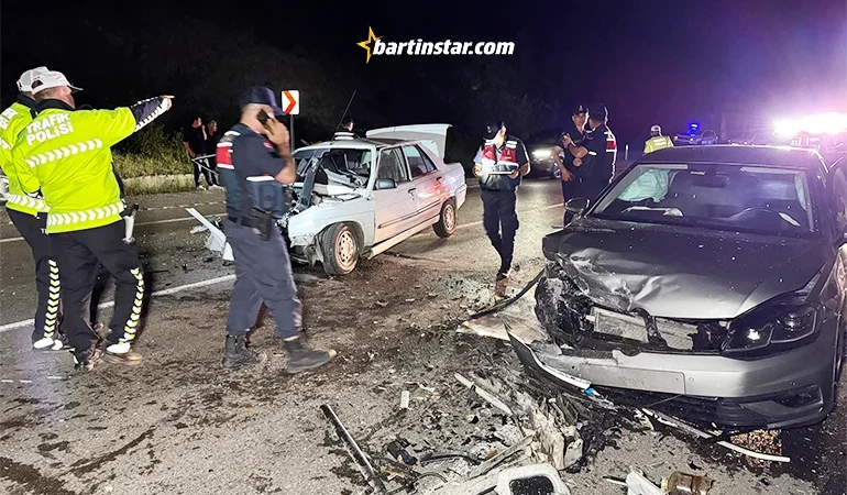 Bartın’da bayramı zehir eden kaza