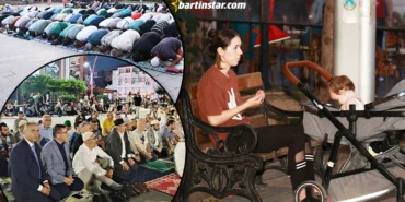 bartın cumhuriyet meydanında filistin buluşması