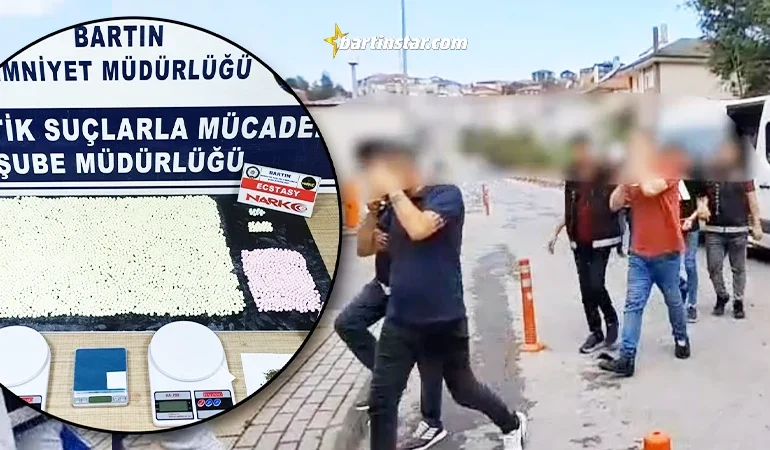Bartın’da zehir tacirlerine operasyon: 8 tutuklama