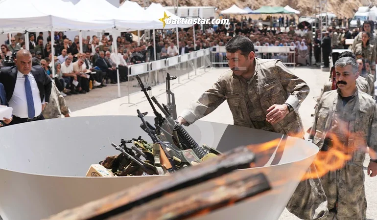 PKK silah yaktı, Bakan Tunç’tan ilk açıklama
