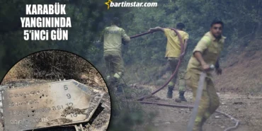 karabük yangınında beşinci gün