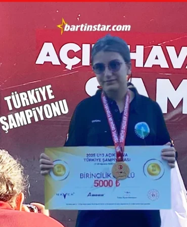 Zeynep Alya, 12’den vurdu, kupayı Bartın’a getirdi