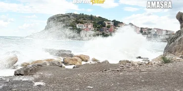 BARTIN Sonbahar ve yağmur fırtına ile birlikte geldi