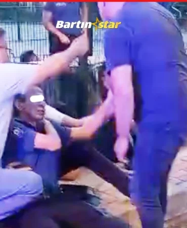 Bartın Kırtepe’de kavga Polis yaralandı, 3 gözaltı var1
