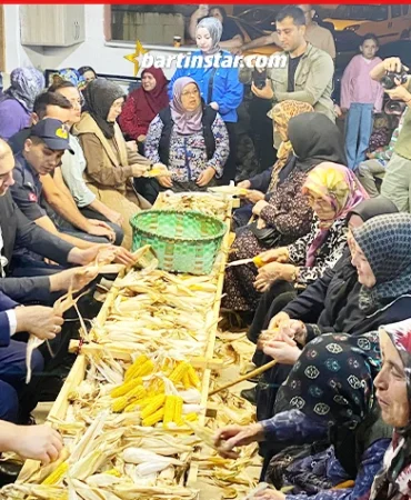 Kaymakam ve belediye başkanı mısır imecesinde