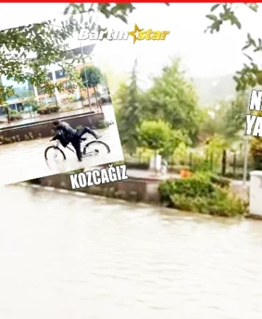 Yağmur aylar sonra bir geldi pir geldi bartın1