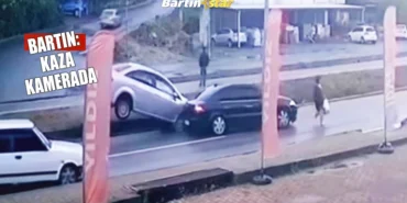 Yaya için durmuştu! Arkadan gelen otomobil durmadı