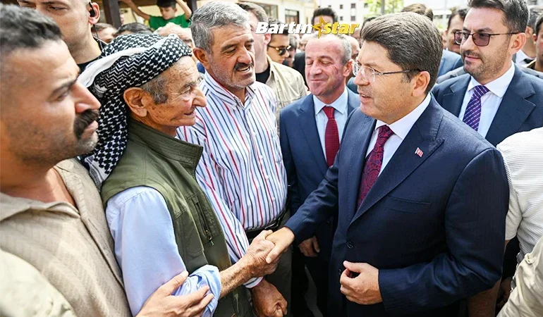 Bakan Tunç’un ziyaretinden çarpıcı fotoğraf!