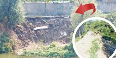 bartın Hasar gören yürüyüş yolu tehlike oluşturuyor3