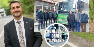 kumluca belediyesinden örnek davranış