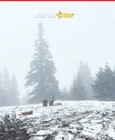 Bartın’a yılın ilk karı düştü