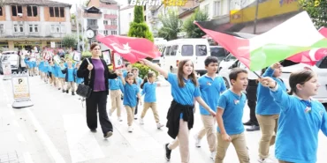 Bartın’ın çocuklarından Gazze’ye dayanışma eylemi