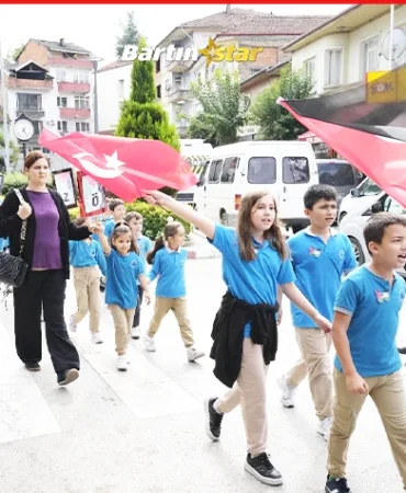Bartın’ın çocuklarından Gazze’ye dayanışma eylemi