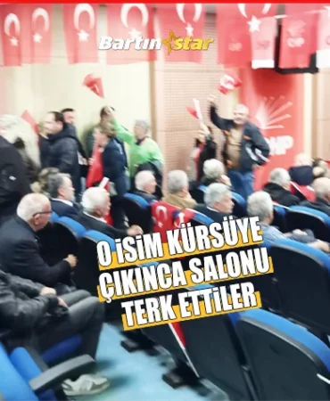 CHP bartın il kongresinde sessiz protesto