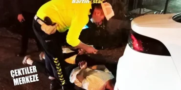 Dur ihtarına uymadı, üstelik polise çarptı1