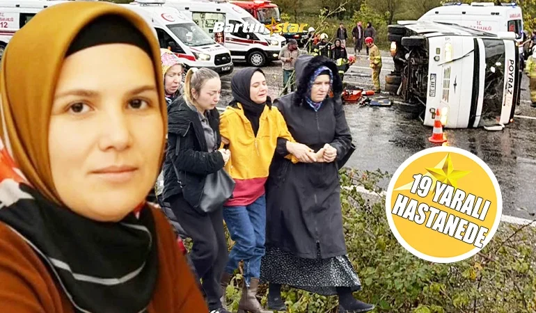 İşçi servisi devrildi, ateş Kumluca’ya düştü