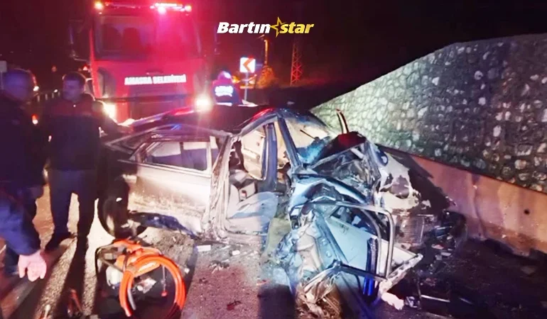 Yağmur kazası! Baba ile 3 çocuğu yaralandı
