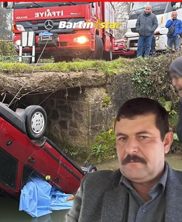 Bartın çayına uçtular Evli çift boğuldu