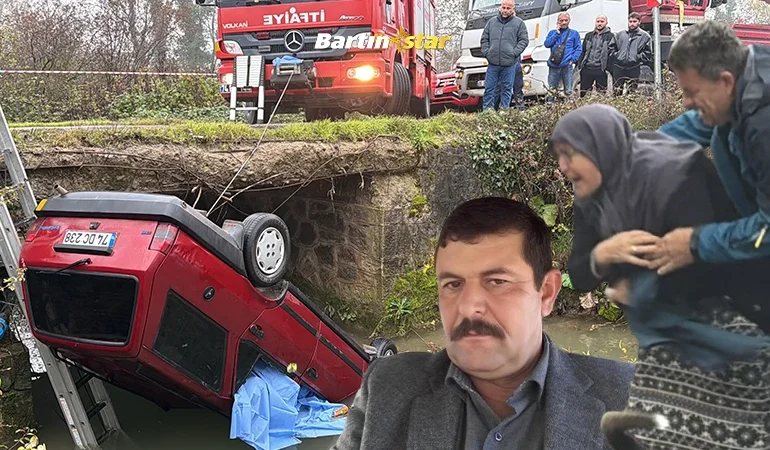 Bartın çayına uçtular! Evli çift boğuldu