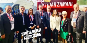 chp bartın heyeti kurultayda1
