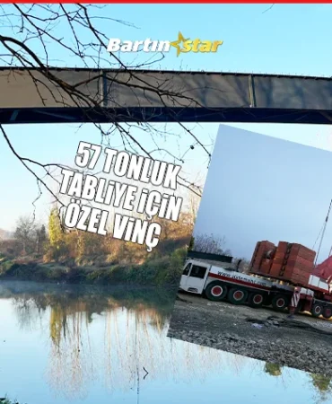 Bartın’ın ilk yaya köprüsü iki yakayı birleştirdi