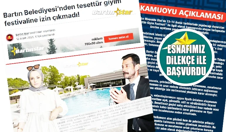 Bartın Belediyesi’nden tesettür festivali açıklaması