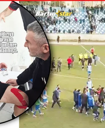 Bartınspor’lu futbolcuya Merzifon faturası 3 maç ceza1