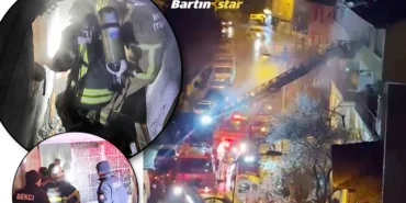 Bartın Kırtepe’de bayram gecesi faciaya ramak kala