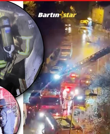 Bartın Kırtepe’de bayram gecesi faciaya ramak kala