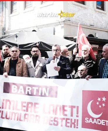 Bartında israile tepki eylemi