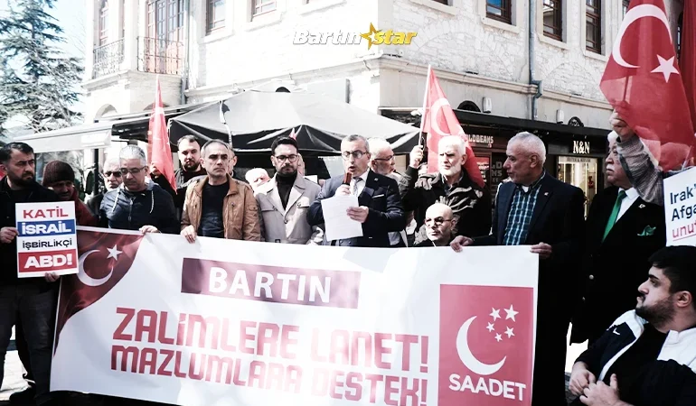 Bartında israile tepki eylemi