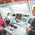 Amasra'da çocuklar sahil güvenlik botunu gezdi2