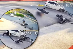 bartın Oto sanayide talihsiz kaza Durumu ağır