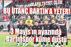 3 mayısın ayazında bartınspor küme düştü