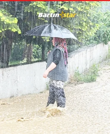 Bartın’da şiddetli yağış