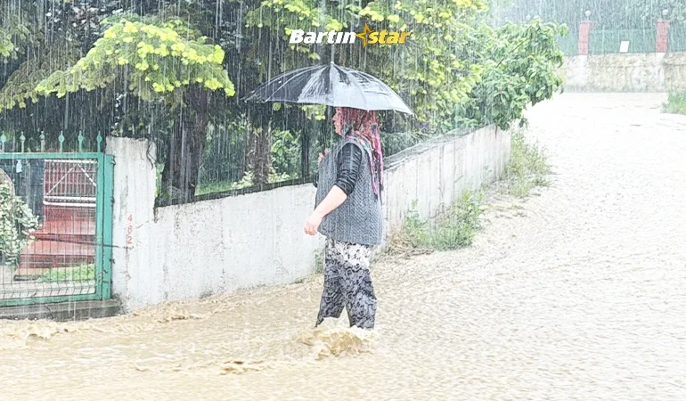 Bartın’da şiddetli yağış