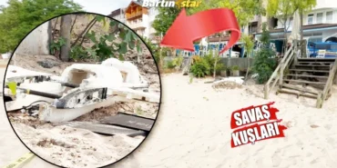 bartın bir haftada ikinci iha sahile vurdu1