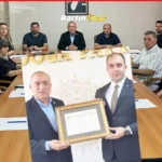 ulus kaymakamına fahri hemşehri beratı
