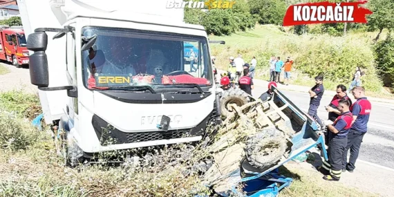 BARTIN Patpat’la otoyola çıkmayı Sürücü öldü