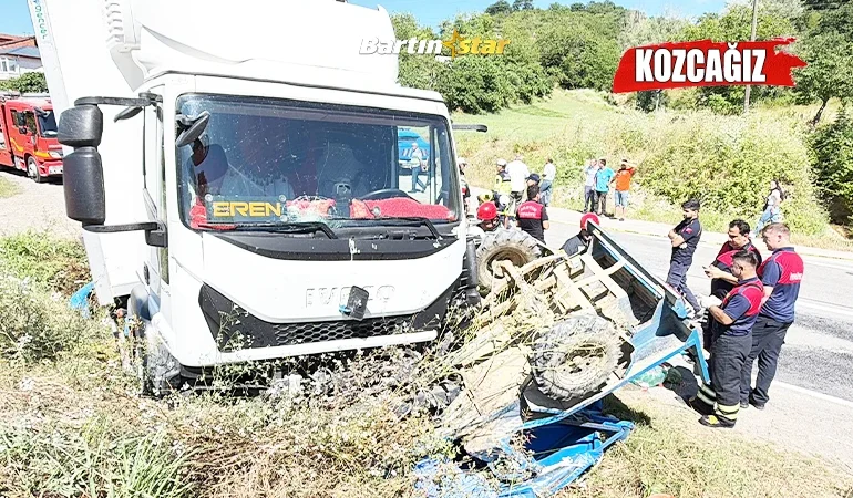 BARTIN Patpat’la otoyola çıkmayı Sürücü öldü