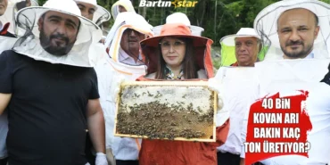 Bartın’da kestane balı sağımı başladı5