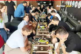 Bartınlı avukatlar tavla turnuvasında kapıştı